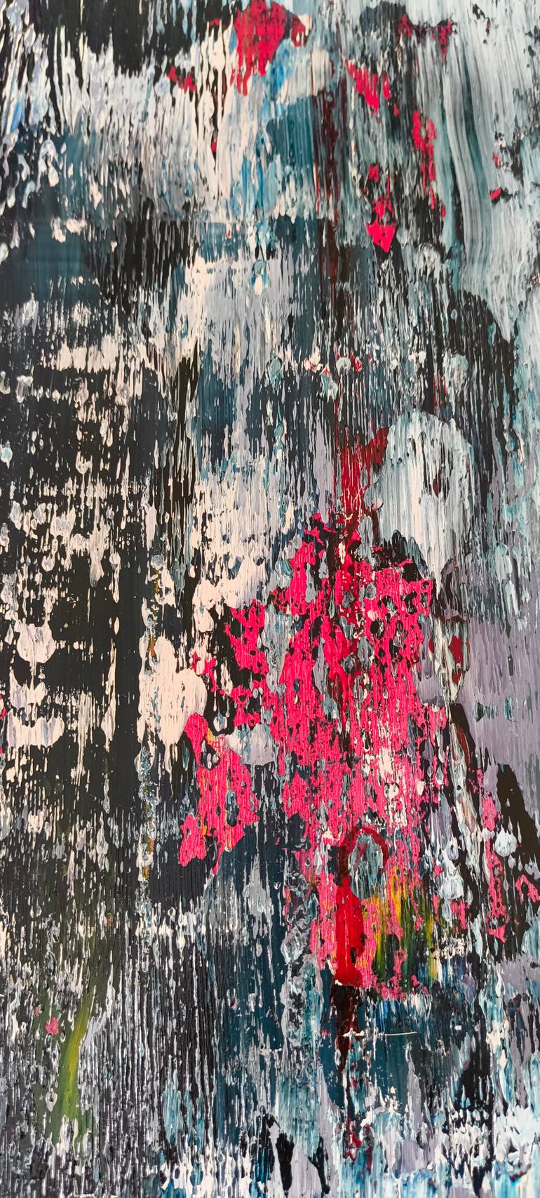 Original Abstract Expressionism Abstract Painting by Rafal Dobosz