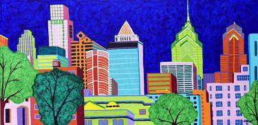Print of Cities Paintings by Sue Graef