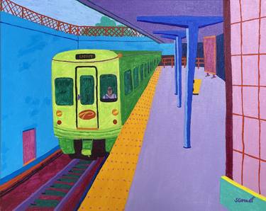 Original Transportation Paintings by Sue Graef