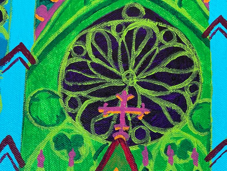 Original Contemporary Architecture Painting by Sue Graef