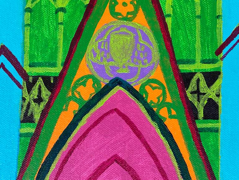 Original Contemporary Architecture Painting by Sue Graef