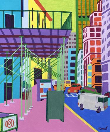 Print of Cities Paintings by Sue Graef