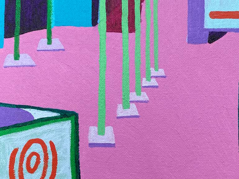 Original Expressionism Cities Painting by Sue Graef
