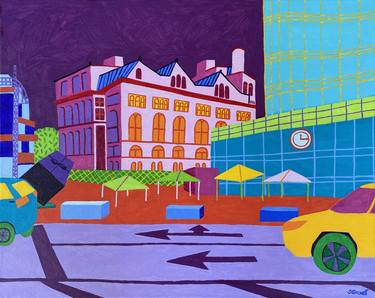 Print of Expressionism Cities Paintings by Sue Graef