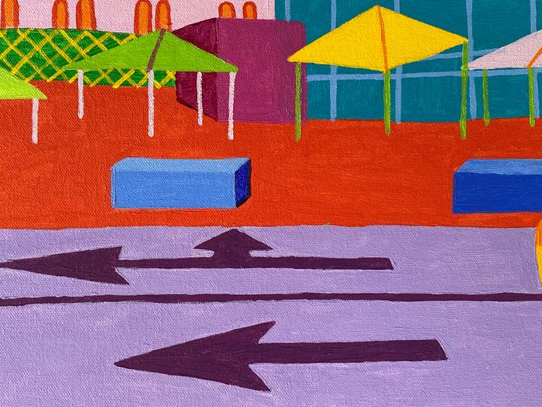 Original Contemporary Cities Painting by Sue Graef