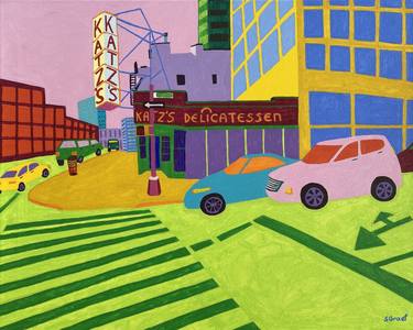 Original Expressionism Cities Paintings by Sue Graef