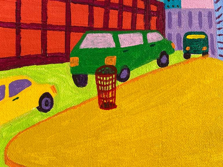 Original Contemporary Cities Painting by Sue Graef