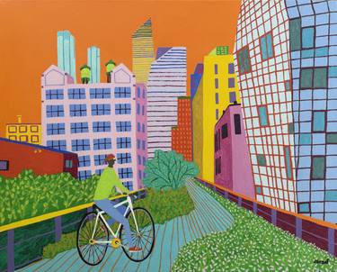 Original Contemporary Architecture Paintings by Sue Graef