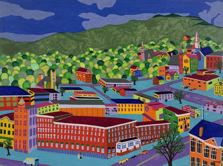 Print of Contemporary Landscape Paintings by Sue Graef