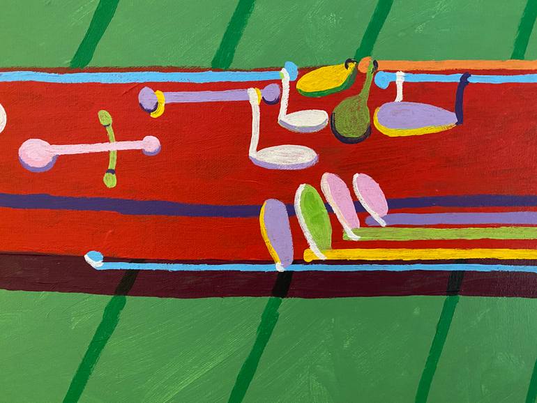 Original Pop Art Music Painting by Sue Graef