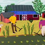 Working on the Farm by Sue Graef