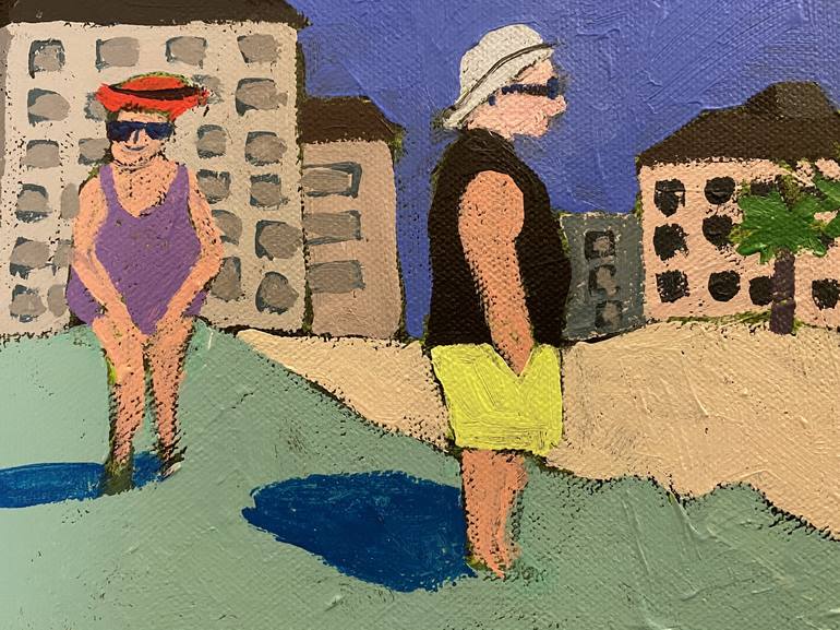 Original Beach Painting by Sue Graef
