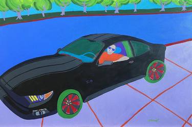 Print of Automobile Paintings by Sue Graef
