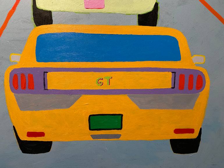 Original Expressionism Outer Space Painting by Sue Graef