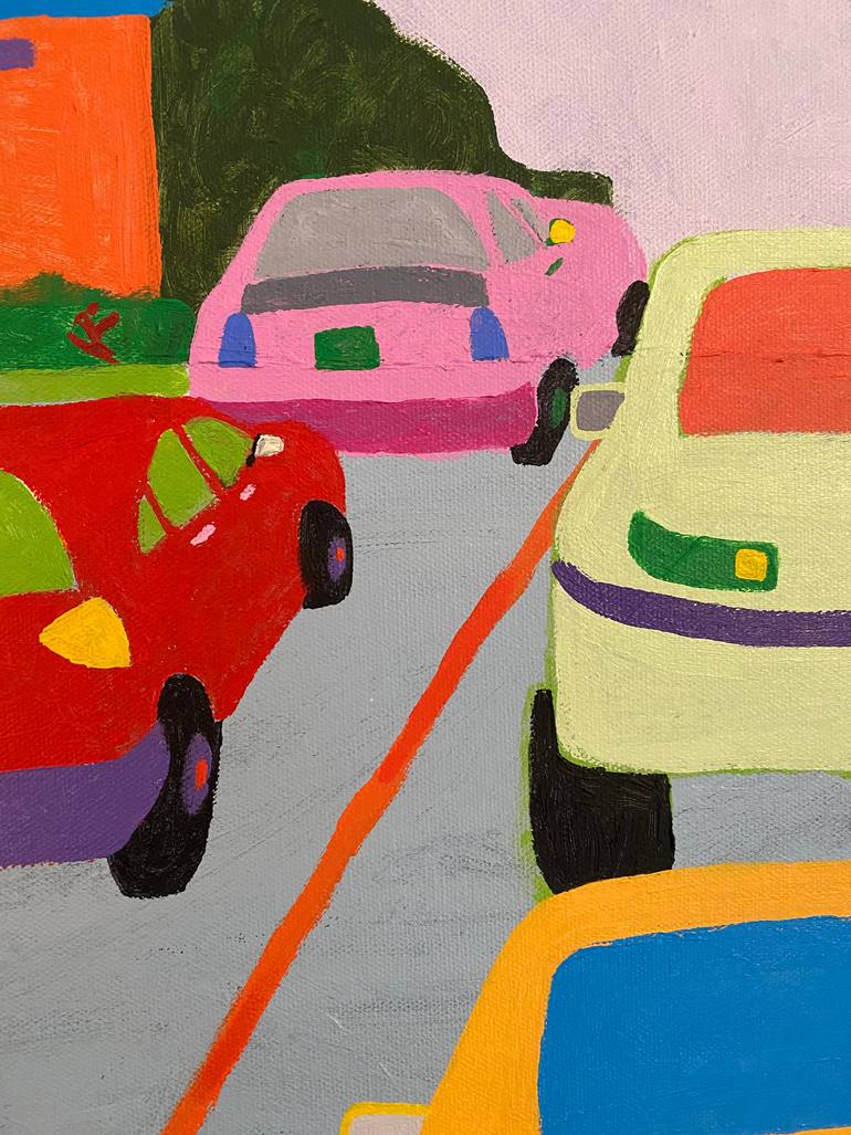 Original Expressionism Outer Space Painting by Sue Graef