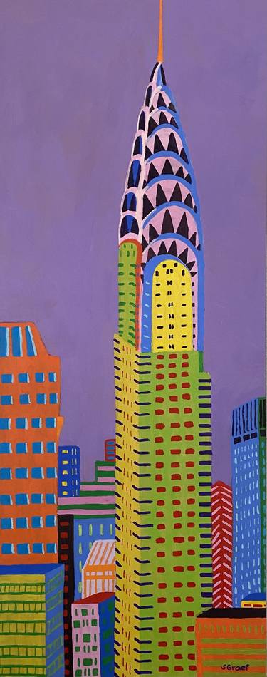 Print of Expressionism Architecture Paintings by Sue Graef