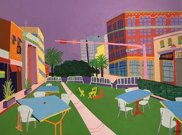 Print of Cities Paintings by Sue Graef