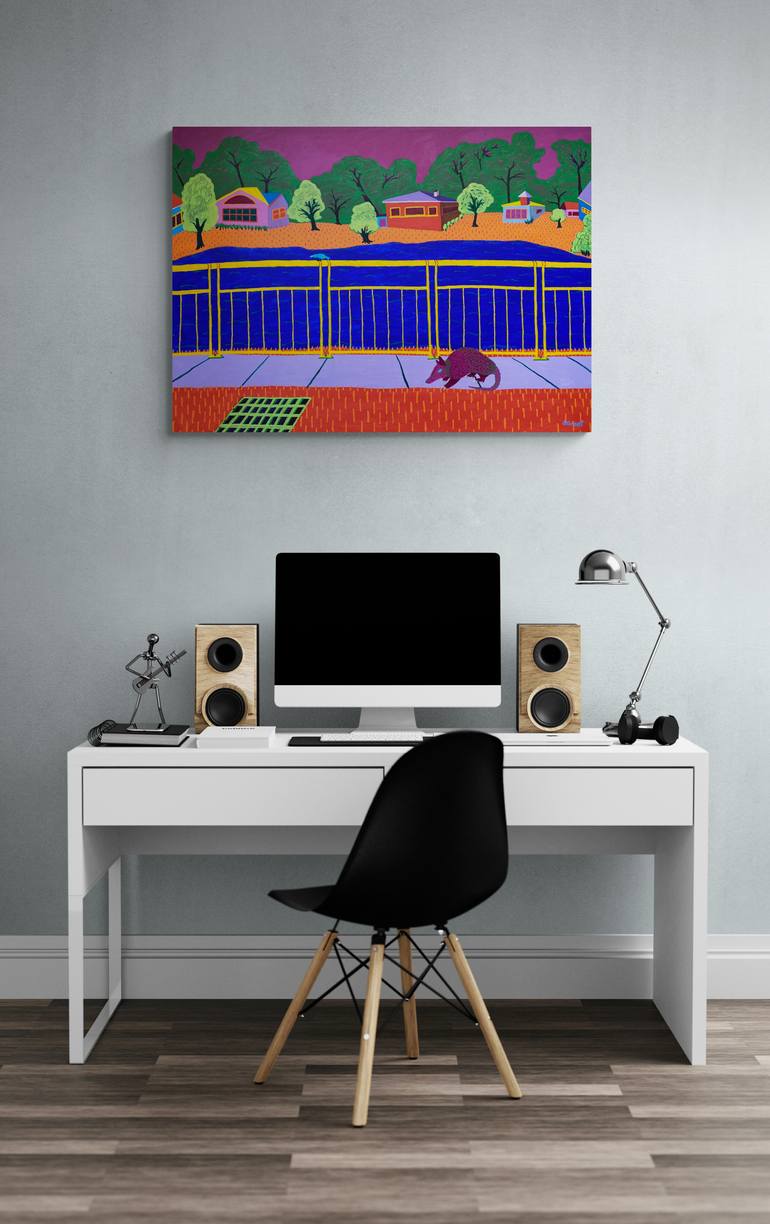 Original Expressionism Landscape Painting by Sue Graef