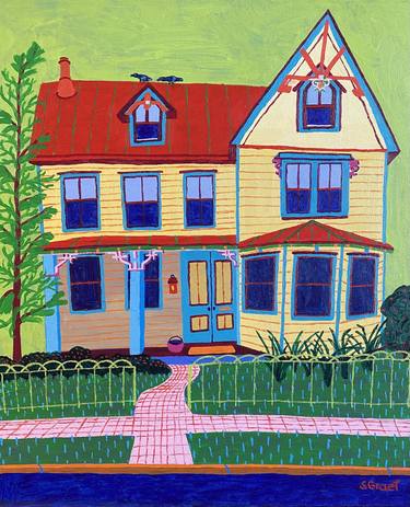 Original Architecture Paintings by Sue Graef