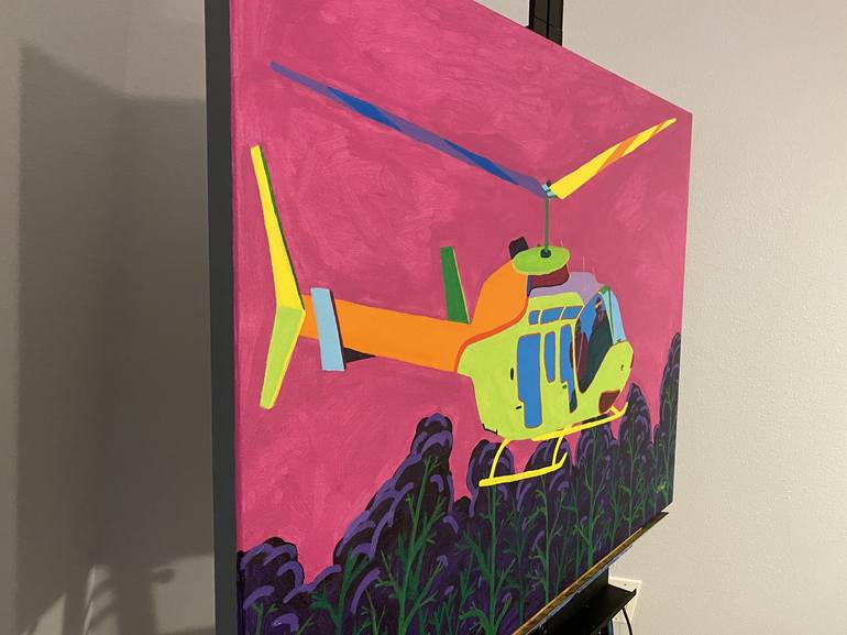 Original Modern Airplane Painting by Sue Graef