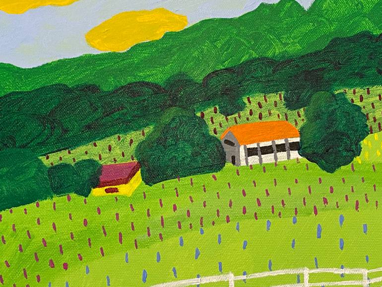 Original Expressionism Landscape Painting by Sue Graef
