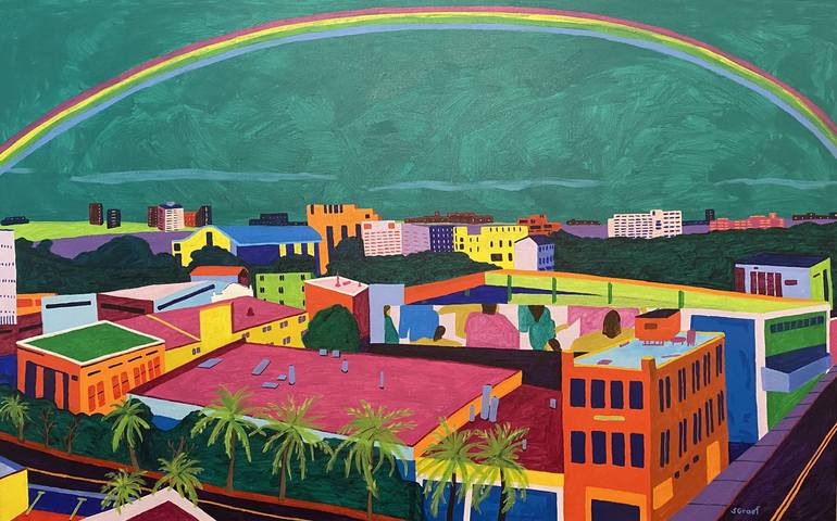 Print of Modern Landscape Paintings by Sue Graef