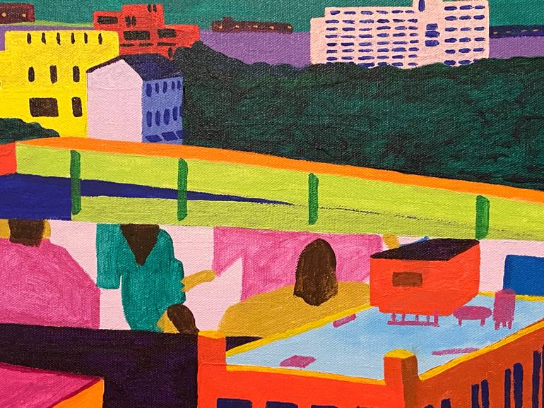 Original Expressionism Landscape Painting by Sue Graef