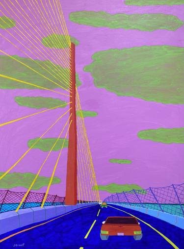 Original Modern Architecture Paintings by Sue Graef