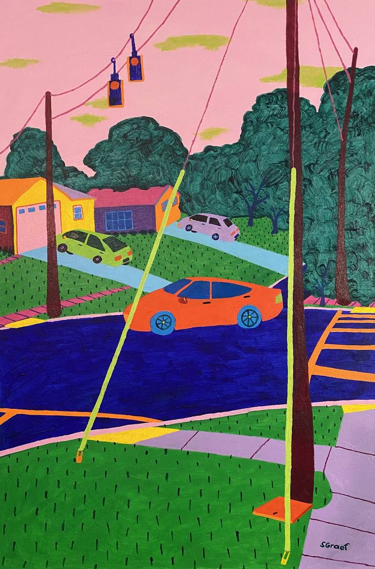 Print of Modern Landscape Paintings by Sue Graef