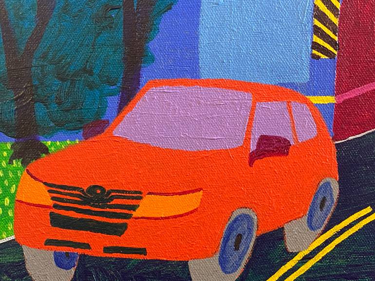 Original Expressionism Landscape Painting by Sue Graef