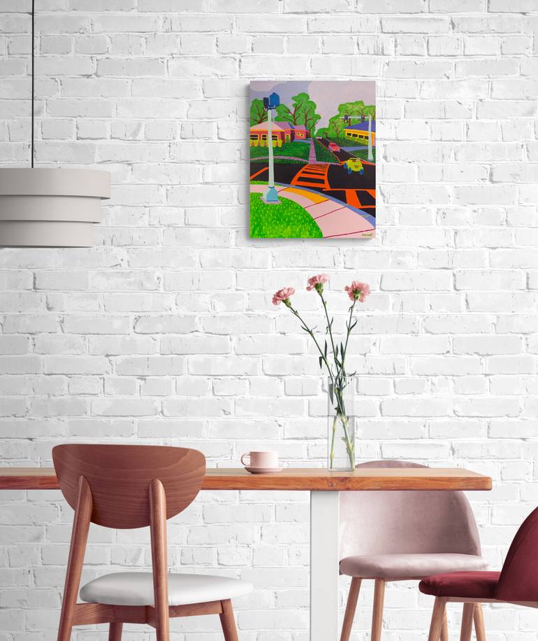 Original Expressionism Landscape Painting by Sue Graef