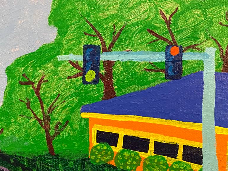 Original Expressionism Landscape Painting by Sue Graef