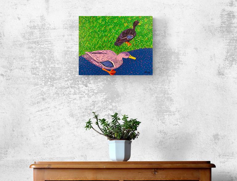 Original Expressionism Nature Painting by Sue Graef