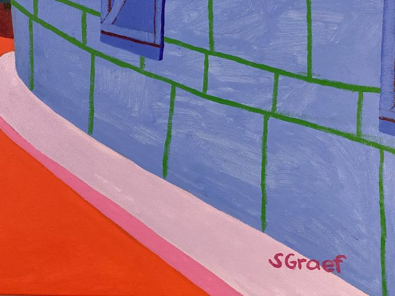 Original Contemporary Cities Painting by Sue Graef