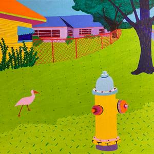 Collection Pop Art Scenes Inspired by David Hockney
