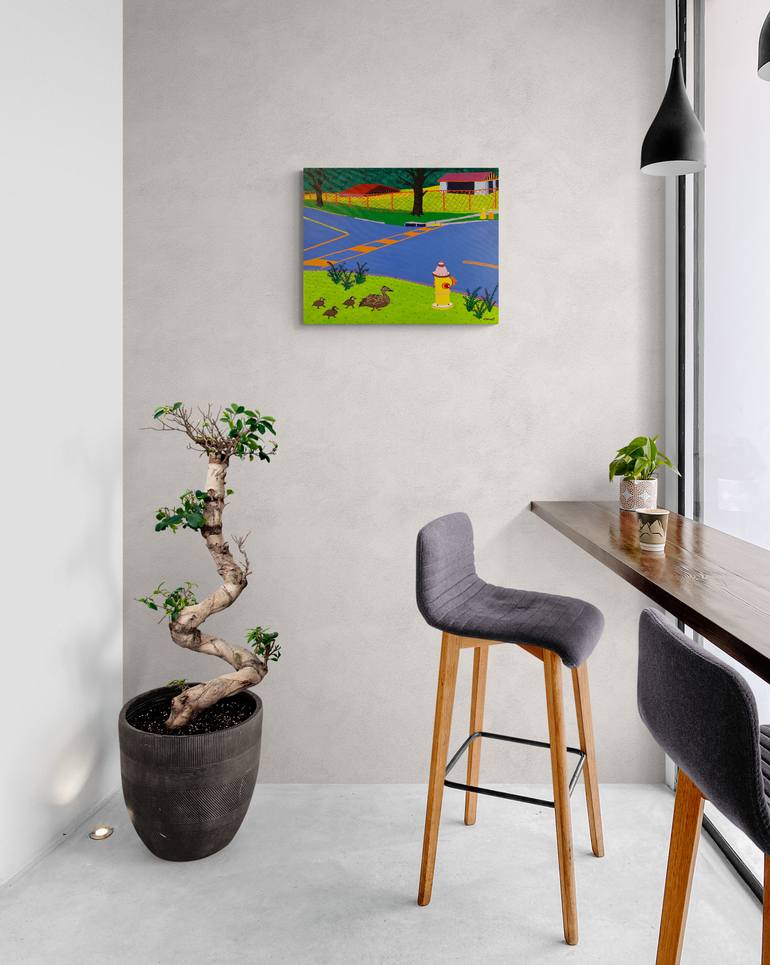 Original Expressionism Landscape Painting by Sue Graef