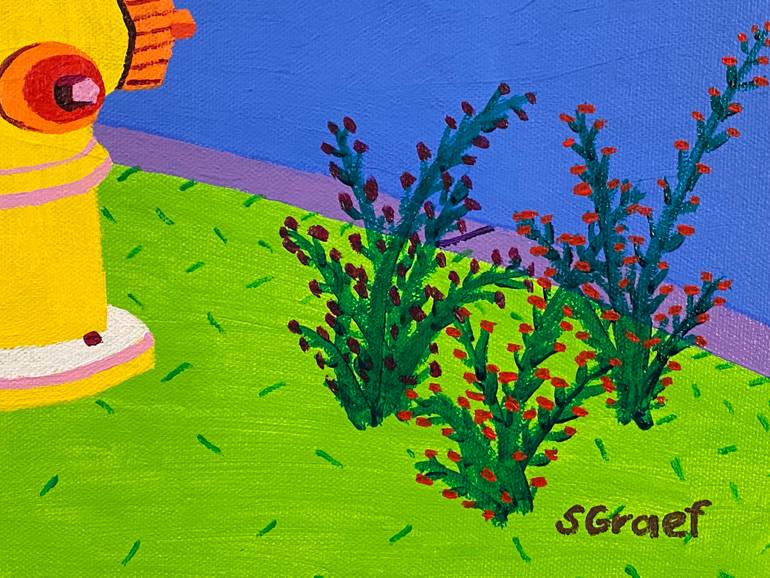 Original Expressionism Landscape Painting by Sue Graef