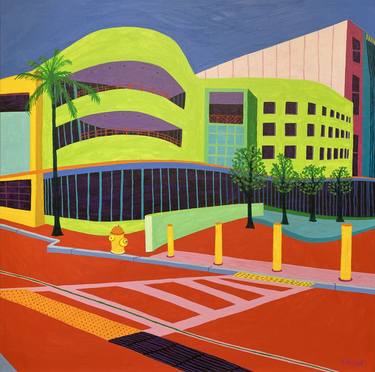 Print of Expressionism Architecture Paintings by Sue Graef