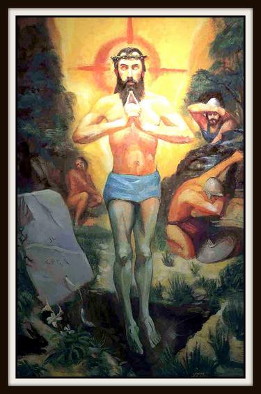 Saatchi Art Artist Richard Ozanne; Paintings, “"The Resurrection"” #art
