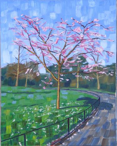 Original Impressionism Garden Paintings by Anthony Padgett