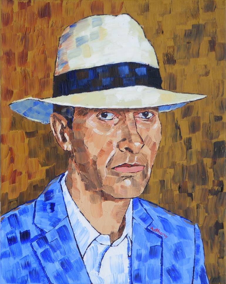 van gogh self portrait with straw hat
