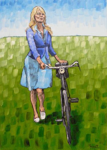 Print of Bicycle Paintings by Anthony Padgett