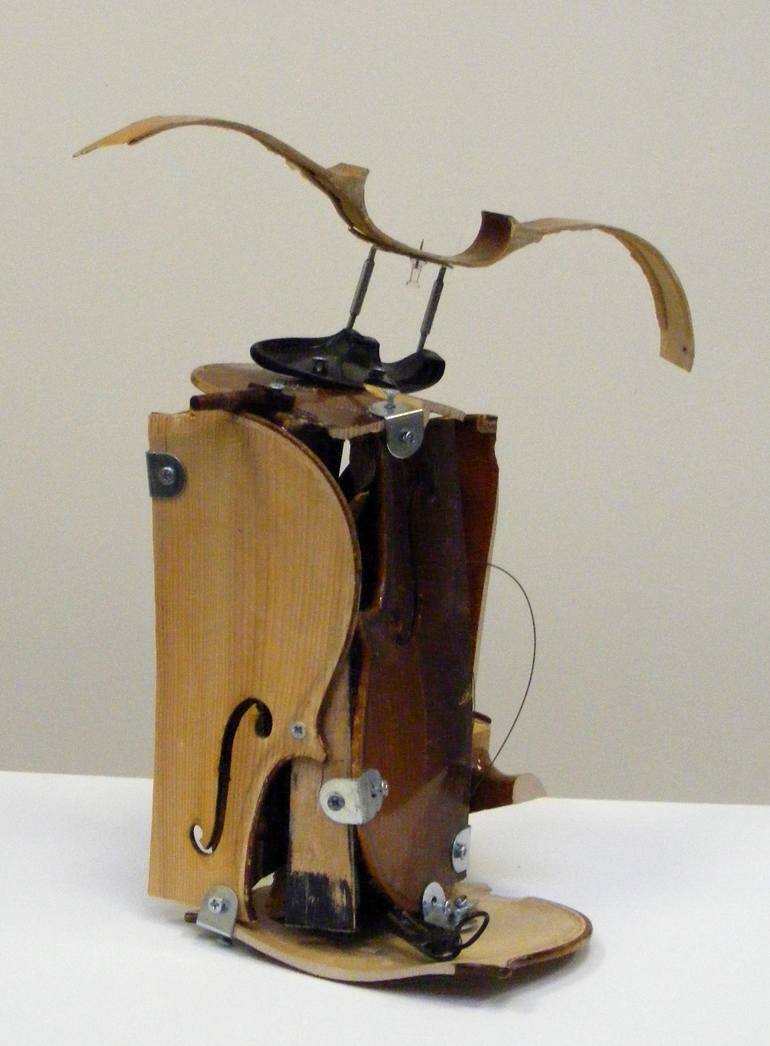 Bird on Box - after Picasso's 1913-14 Violin - - Print