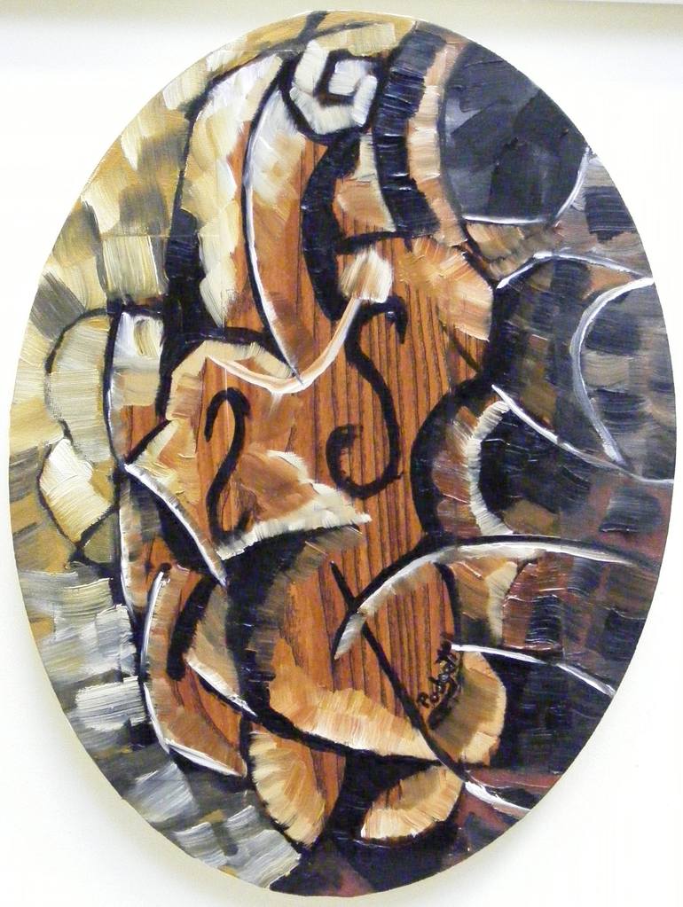 Print of Cubism Still Life Collage by Anthony Padgett