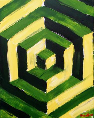Print of Abstract Geometric Paintings by Anthony Padgett