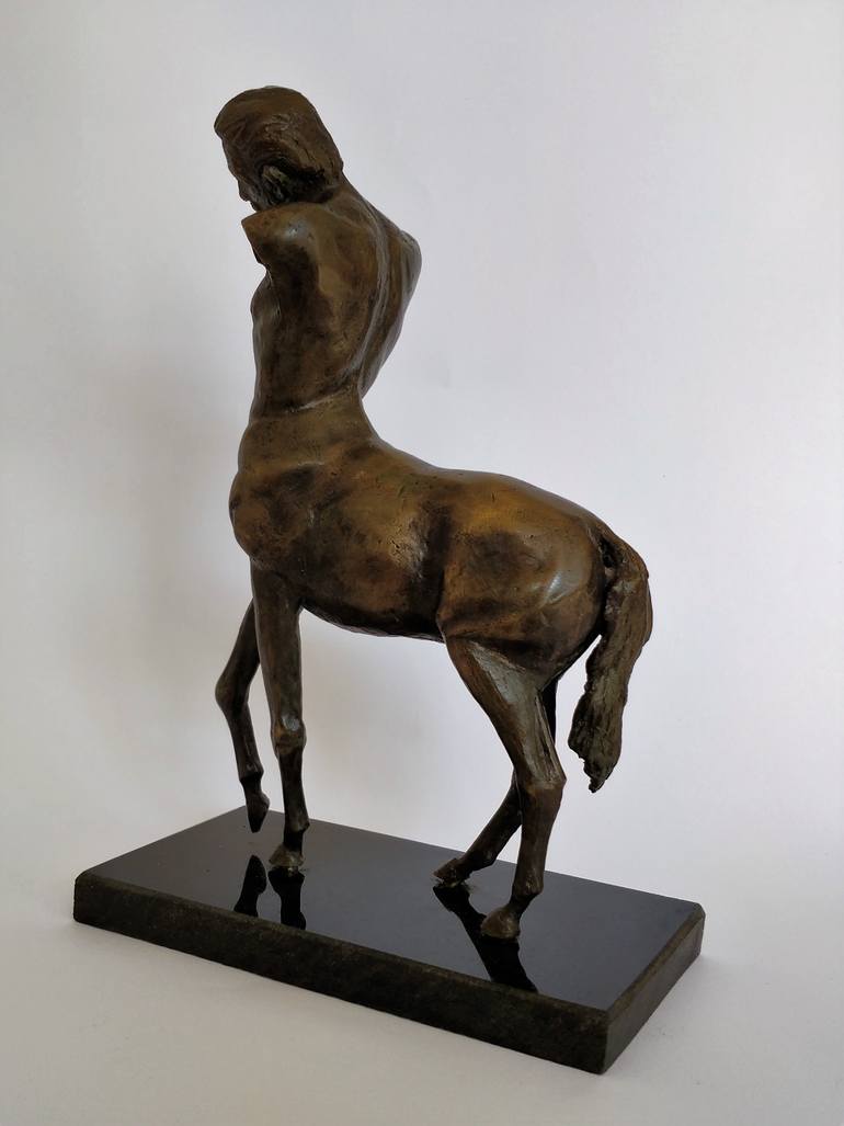 Original Abstract Expressionism Classical mythology Sculpture by Nedelcho Kostadinov