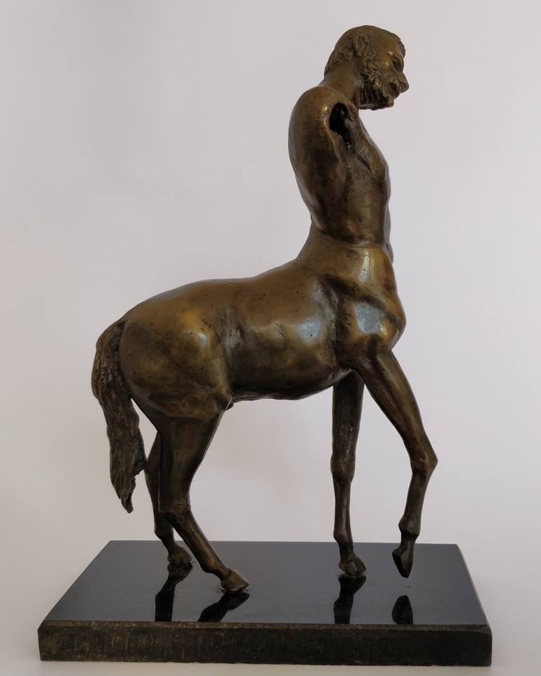 Original Abstract Expressionism Classical mythology Sculpture by Nedelcho Kostadinov