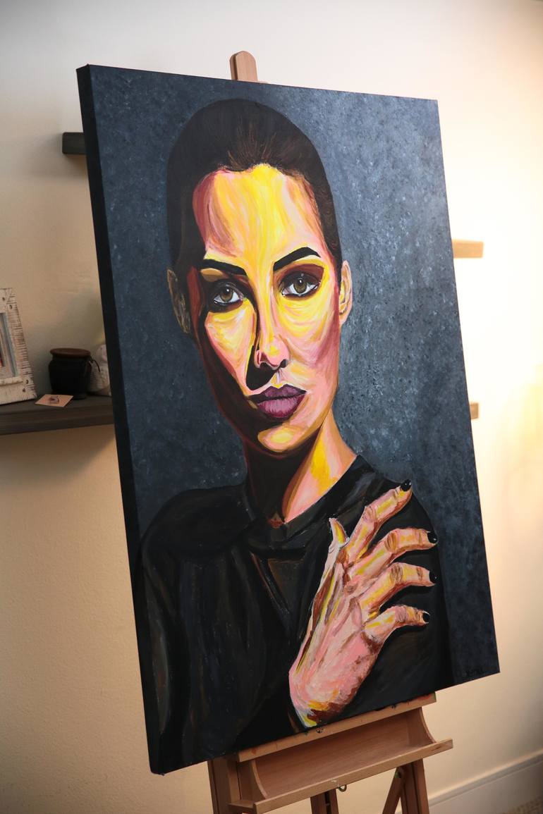 Original Portraiture Women Painting by Nicole Pedra