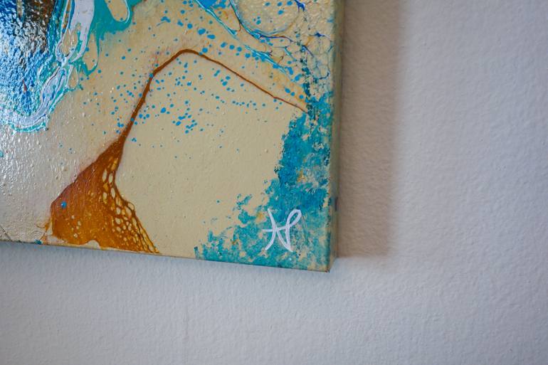 Original Fine Art Abstract Painting by Nicole Pedra