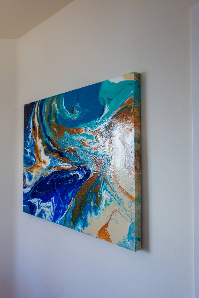 Original Fine Art Abstract Painting by Nicole Pedra